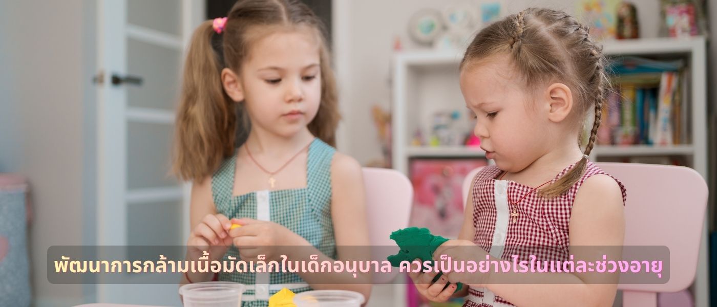 พัฒนาการกล้ามเนื้อมัดเล็กในเด็กอนุบาล ควรเป็นอย่างไรในแต่ละช่วงอายุ